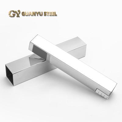 China Construction And Production 304 Stainless Steel Pipe Tube Welded Square Factor for sale