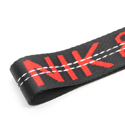 China Factory Supplier 38mm High Tenacity Custom Logo Jacquard Nylon Elastic Band For Waistband for sale