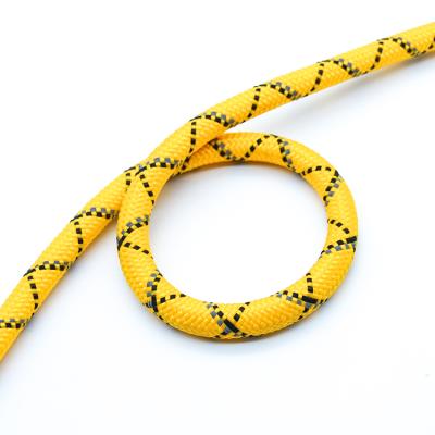 China Outdoor Resistance 12mm Rope Climbing Aramid Safety Rope Operation Aerial Aid Rope Flame Retardant Safety Rope for sale