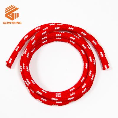 China Factory Customized 5mm Polypropylene Colored Polypropylene Rope Fashion Lace Polypropylene Rope On Garment With Metal Tips for sale