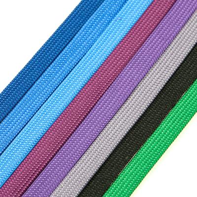 China Sustainable 10mm Flat Polyester Rope Pants Rope For Swim Shorts for sale