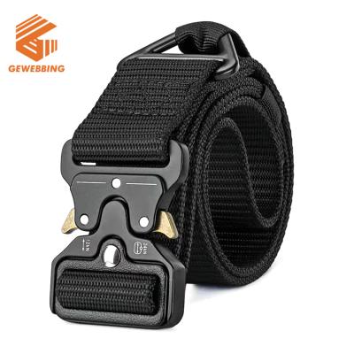 China Mens Logo Tenacity Top Adjustable Webbing Belt Out Sport Webbing Jeans Custom Fabric for sale