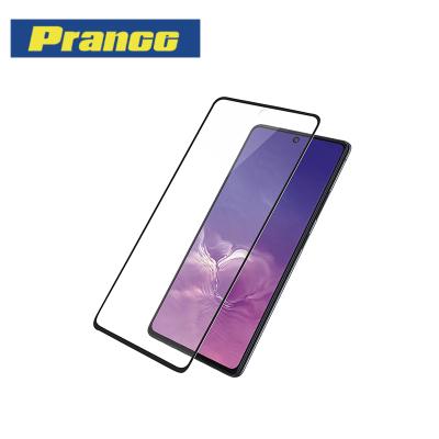 China Mobile Phone High Clear Edge Printed Full Coverage Bubble Free Tempered Glass Screen Protector For Samsung S10 Lite for sale