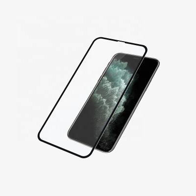 China Cell Phone Full Coverage Anti Explosion Frame PET Frame maker Tempered Glass PET Screen Protector For Iphone 11 pro max for sale