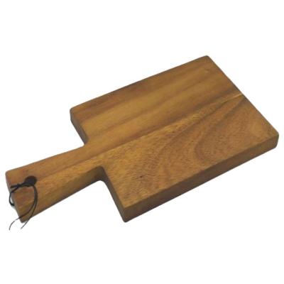 China Transitional Rectangular Solid Wooden Adhesive Board Health Rust Proof Kitchen Utensils With Handles for sale