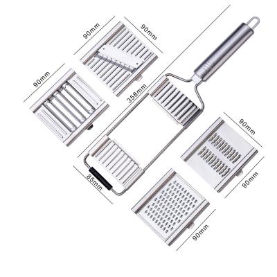 China High Quality Viable 4 in 1 Universal Vegetable Cheese Grater Slicer Citrus Graters Kitchen Tool for sale