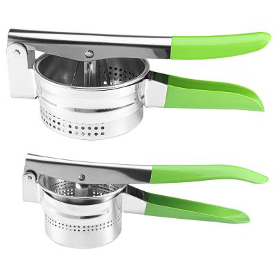 China Professional Wholesale Minimalist Potato Crusher Accessories Kitchen Stainless Steel Potato Crusher Rice Grinder/Fruit Press for sale