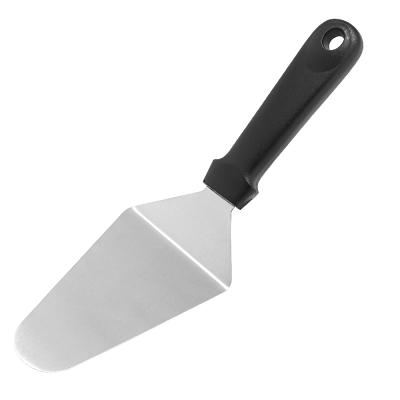 China Disposable Triangular Plastic Shovel Slicer Wheel Cutter Pizza Handle Pizza Shovel Stainless Steel Rotating Tool for sale