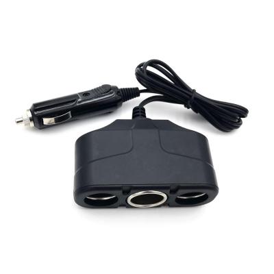 China Car 12v Automotive Cigarette Lighter Plug To Car Cigarette Lighter Plug With Cable for sale