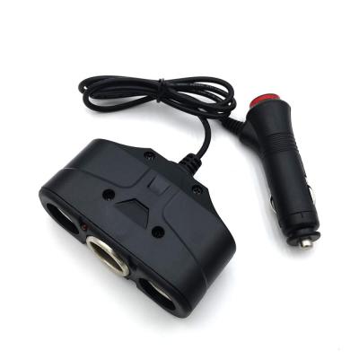 China Car Lighter Car Charger 3 Way GPS Splitter Auto Cigarette Plug Adapter Charger Socket for sale