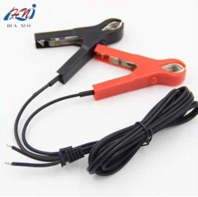 China Electronic Instrument Suppliers Crimp Connection Car Battery Clip Cable Crocodile Weld Clamps for sale