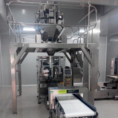 China empaquetadora multi automática de la patata frita del plátano de las patatas fritas de la máquina del envasado de alimentos de bocados de los microprocesadores de la función en venta