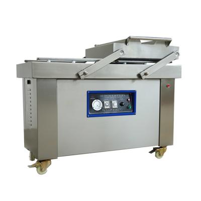 China Potato Chips Snacks Fruit Dual Chamber Vacuum Packaging Machine 304 Stainless steel for sale