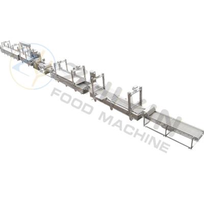 Cina linea di trasformazione 12mm 380V tagliente delle patate fritte 1000kg/H in vendita