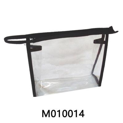 China Small PVC Fashion M010014 Clear Cosmetic Pouch Zipper Bag Transparent Makeup Bag for sale