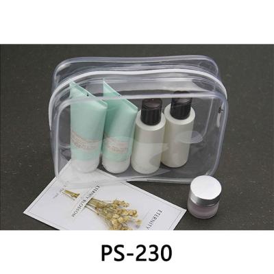 China Fashion Promo Transparent Zipper Makeup Zipper PVC Cosmetic Bag for sale