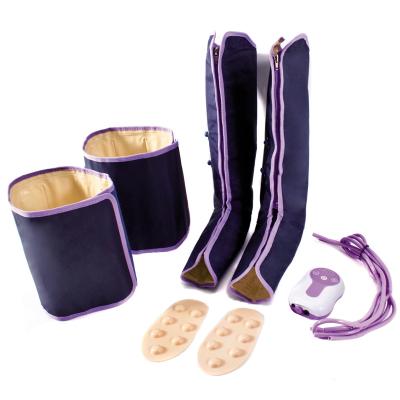 China Professional Recoer Massage Home Use Relax Electric Air Compression Bag Leg Massager Foot Blood Circulator for sale