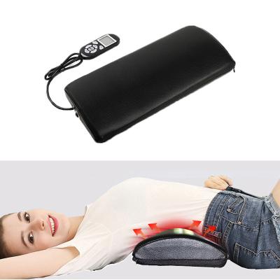 China Reomote Controller Lumber Relief Waist Traction Device Air Massage Pillow Heating Pad Post Lower Back Corrector for sale