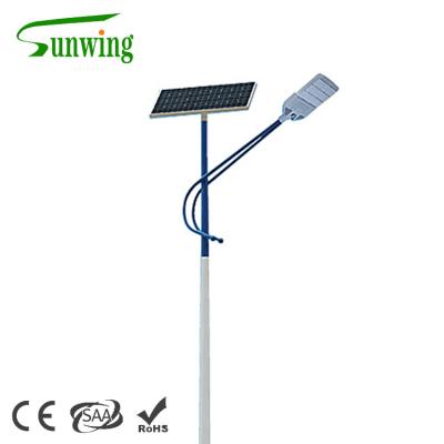 China ROAD Solar High Power LED Street Light Pole IP65 Hot Galvanized Outdoor Lamp for sale