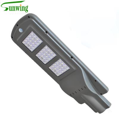 China High Brightness Solar Garden Light All In One Easy Install All Night LAMP SMART CONTROL Led Lighting for sale