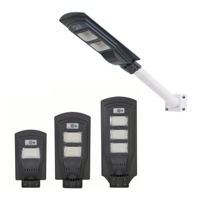 China Outdoor Waterproof IP65 Garden 30W 60W 90W Integrated All In One Solar Street Light With Motion Sensor for sale