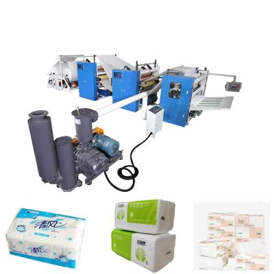 China Hotels Automatic Tissue Paper Making Machinery Facial Tissue Folding Machine for sale