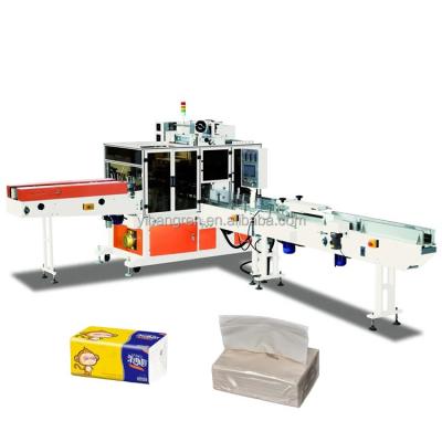 Cina 2021 New Design Simple Hotel Facial Tissue Paper Bag Packing Machine in vendita