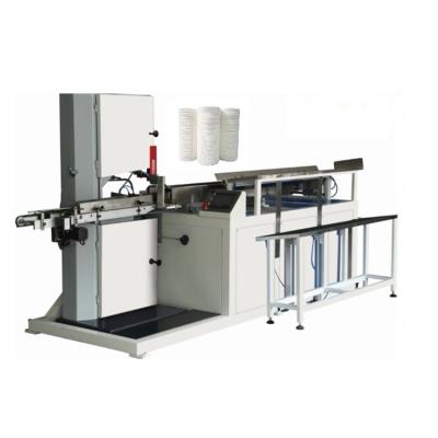 China Hotels Tissue Paper Cutting Full Automatic Toilet Paper Tissue Paper Slitter Strip Saw Machine for sale