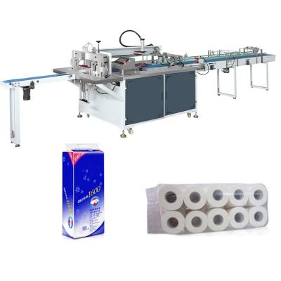 China Hotels Toilet Paper Packaging Packing Machine Automatic Box Packing Facial Paper Machine for sale