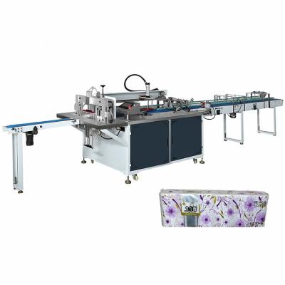 China Hotels Roll Plastic Toilet Paper Wrapping Machine Rigid Wrap Machine Toilet Paper Packaging Packing Machine for sale