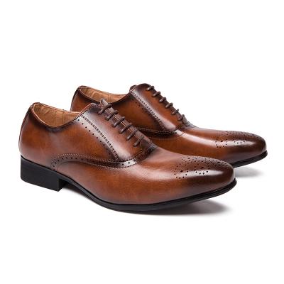 China Durable Business Men's Stylish Shoes Official Size Increasing Genuine Leather Oxford Shoes Formal Casual Wedding Shoes for sale