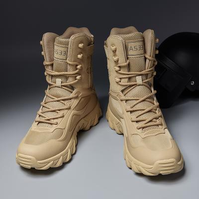 China Factory price jungle combat boots waterproof tactical military men's combat outdoor army shoes for sale