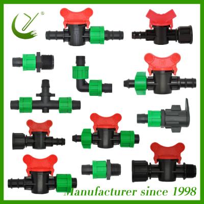 China Plastic Agricultural Farm Irrigation System Drip Irrigation Tape Fittings Coupling for sale