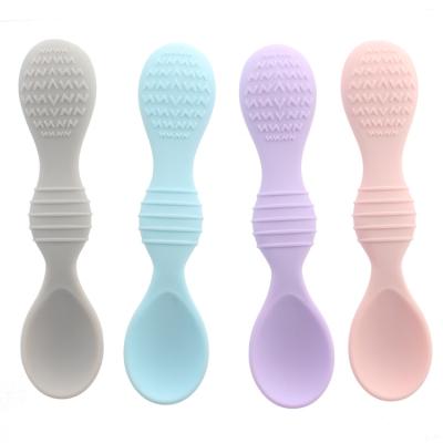 China BPA Free High Quality Soft Baby Tip Eco-Friendly Feeding Spoon for sale