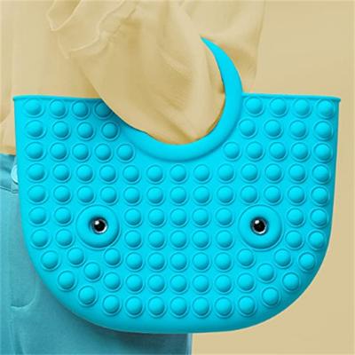 China Vintage New 2021 Big Dimple Push Bubbles Large Handbag Toys Single Bag Buyer 1 for sale