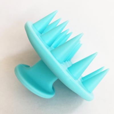 China EXFOLIATE Silicone Hair Scalp Brush Massager Shampoo Scalp Brush for sale