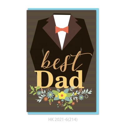 China Cool Europe Car Tie Design Greeting Cards for Dad and Father's Day for sale