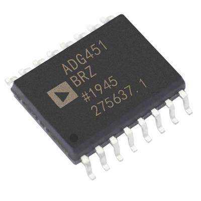 China high quality standard parameters new original integrated circuit IC switch IC SOP-16 ADG451BRZ analog chip for sale