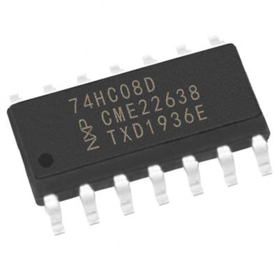 China Original high quality integrated circuit IC SOP-14 74HC08D standard parameters integrated circuit IC logic new for sale