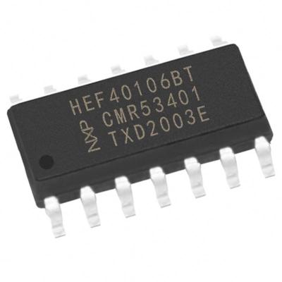 China High quality original standard parameters integrated circuit IC logic IC Schmitt IC Schmitt trigger SOP-14 HEF40106BT new for sale