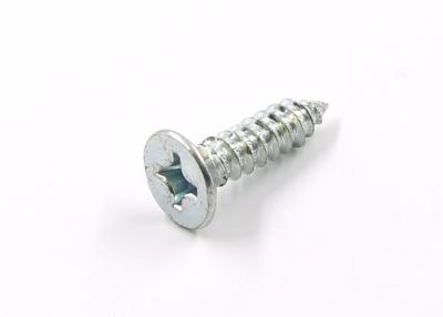 China DIN7982 Self Tapping Screws , Phillips Flat Head Self Drilling Screws for sale