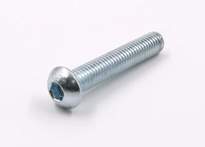 China Galvanized Steel Full-Threaded Grade 10.9 Socket Round Head Screws for sale