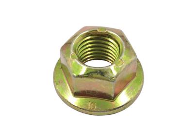 China Galvanized ISO7044 3-Point All-Metal Prevailing Torque Type Hexagon Flange Nuts Grade 10 à venda