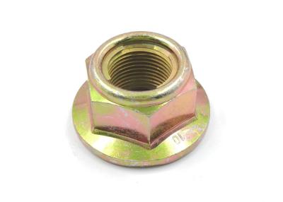 China Galvanized ISO7044 Grade 10 All-Metal Prevailing Torque Type Hexagon Flange Nuts With Spring Steel Rings à venda