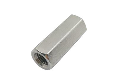 China Custom Made Stainless Steel A2 Hexagon Coupling Nuts for Open-air Projects Te koop