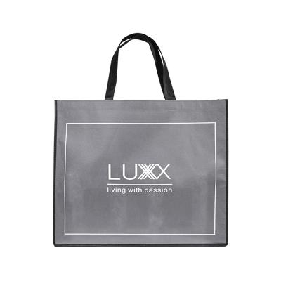 China Hot Selling Promotional Cheap Shopping Tote Fabric Handled Non Woven Bag Custom Shopping for sale