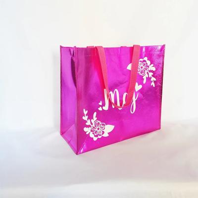 China Custom Handled Printed Cheap Eco Friendly Custom Non Woven PP Shopping Bags PP Woven Recycle Bag for sale