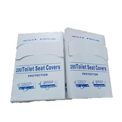 China a1 disposable toilet seat disposable hygienic cover paper, toilet cushion water soluble paper cover for sale