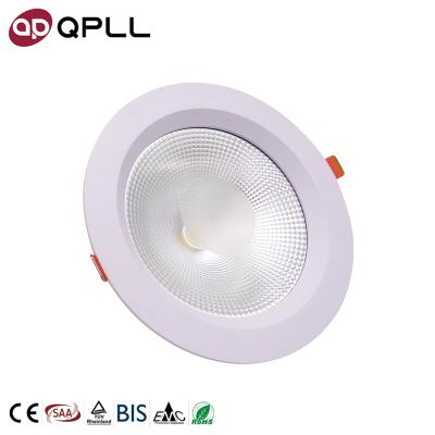 China 2021 Round 3CCT Modern Commercial Indoor Spot Down Light 7W 10W 15W 20W 30W LED COB Recessed Downlight Te koop