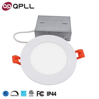 China 2021 New Modern ETL Recessed Slim Round 5cct 9W 12W Panel Lamp Dimmable Ceiling ETL LED Panel Light for sale